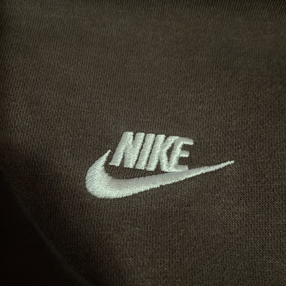 Nike club fleece hoodie brown - Picture 5 of 6